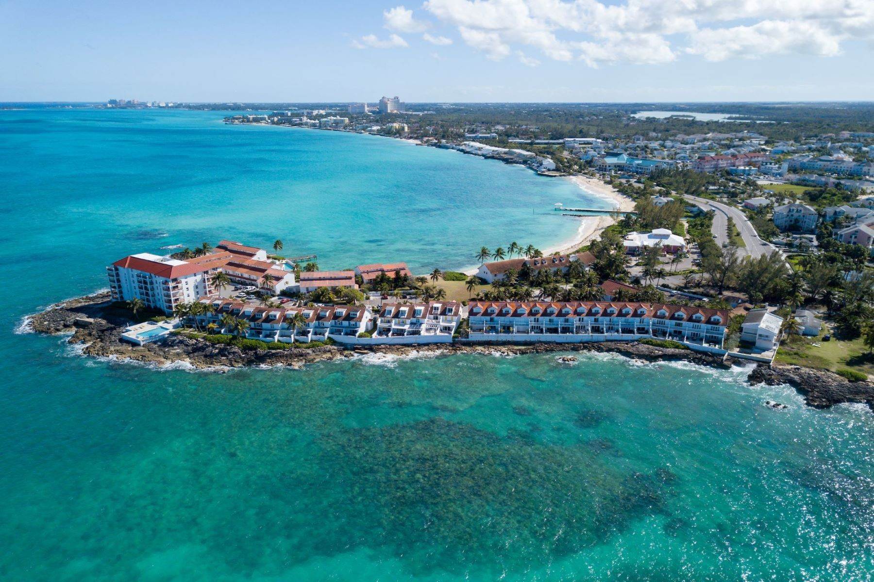 1. townhouses at 46 Delaporte Oceanfront Townhouse Delaporte Point, Cable Beach, Nassau and Paradise Island Bahamas